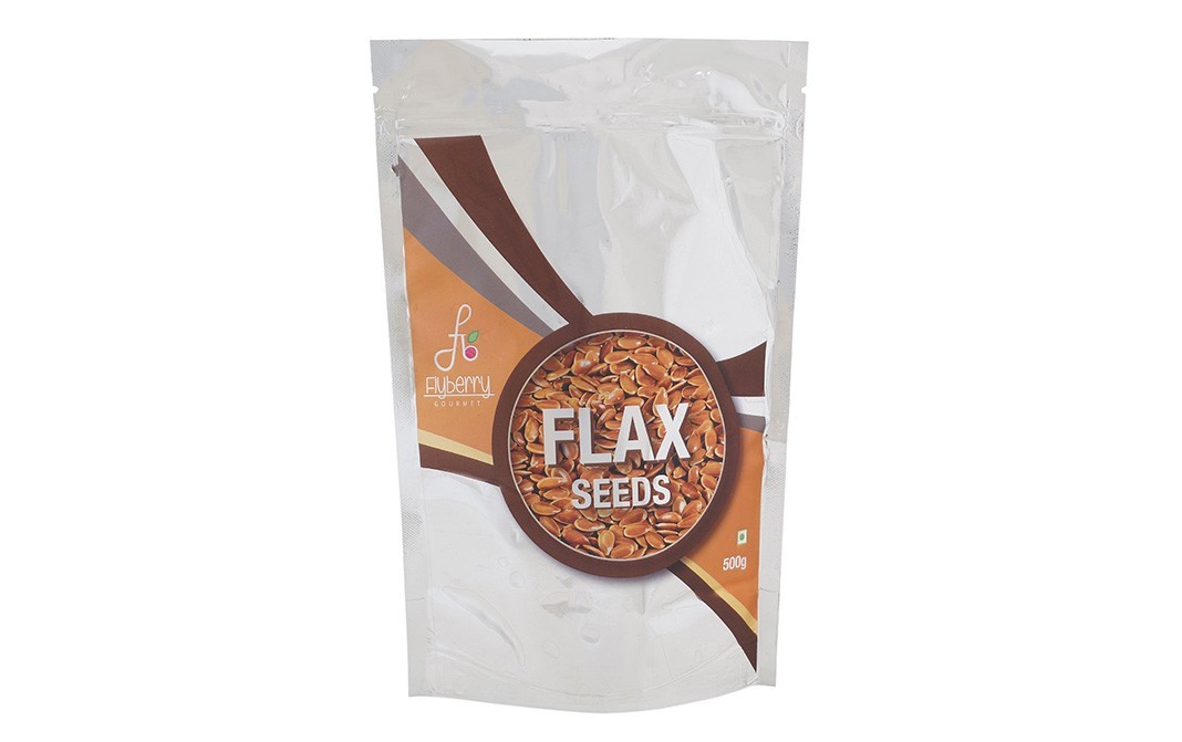 Flyberry Gourmet Flax Seeds    Pack  500 grams